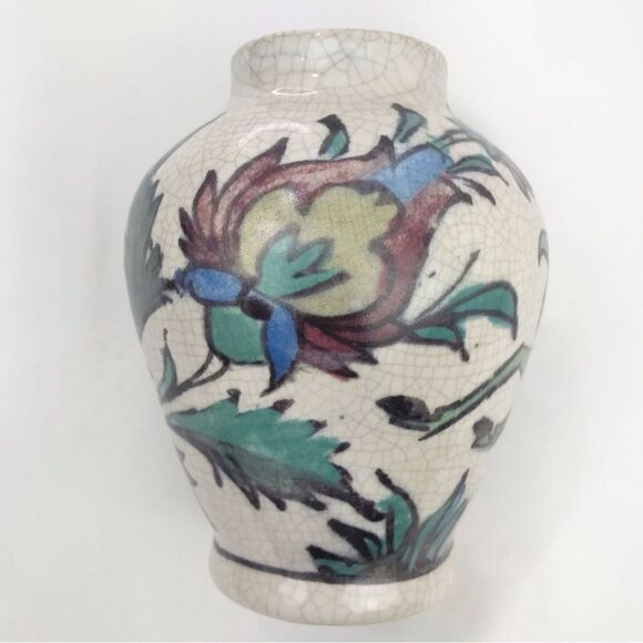 Pottery Barn Iznik Decorative Stoneware Vases Set of Two - Picture 11 of 16